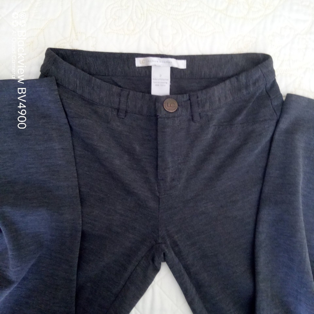 Lauren Conrad Charcoal Gray women's pants size 2